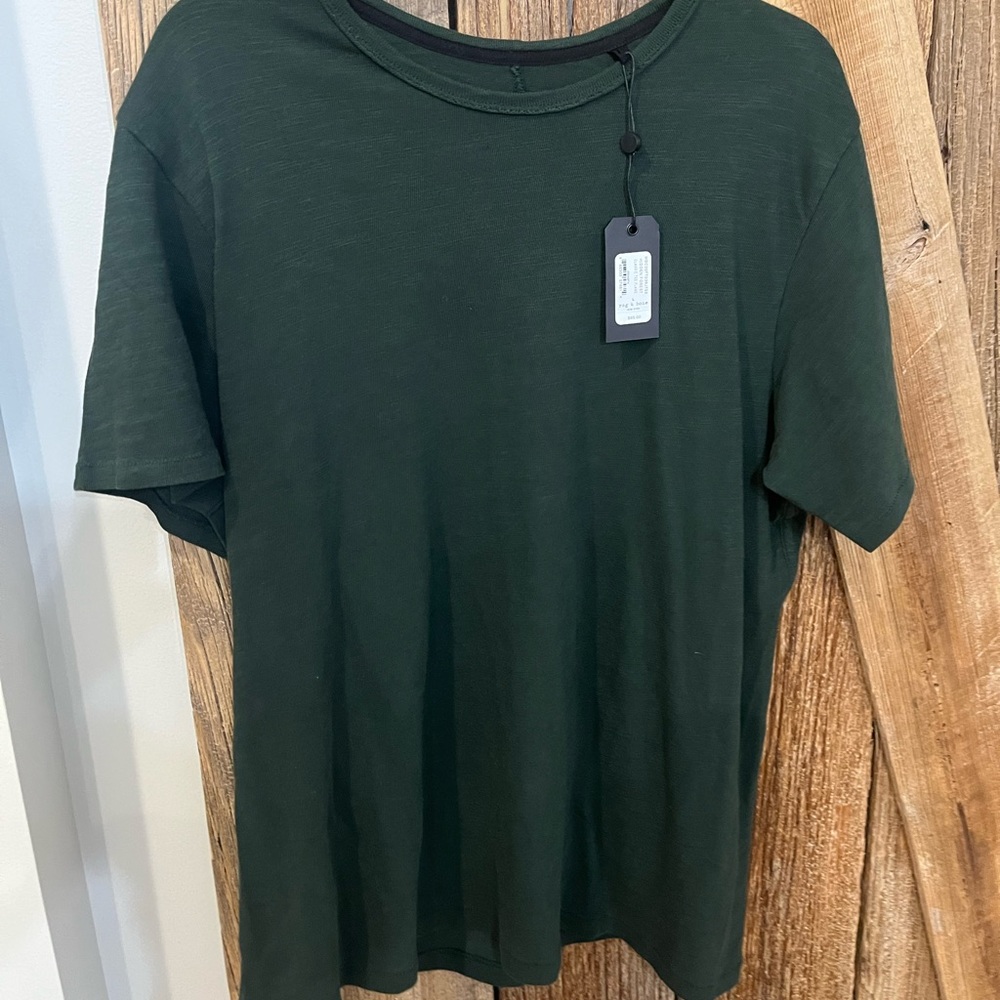 NWT Mens Rag & Bone Classic Green Tee